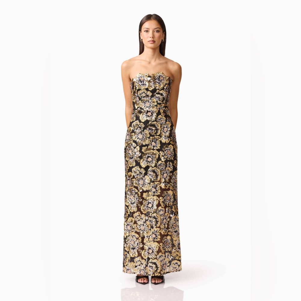 Like new- Elliatt Celeste Strapless Gown